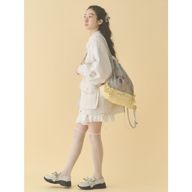 ど～んとモコゾウメッシュナップサック | merry jenny | 詳細画像9 