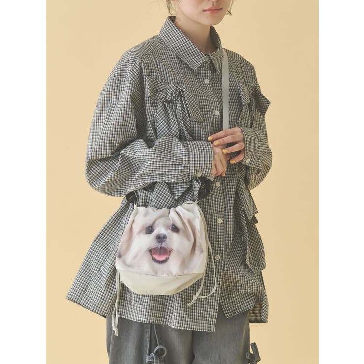 ライトグレー | モコゾウとおさんぽポシェット | merry jenny