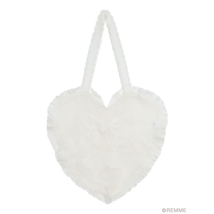 Cherry heart knit tote | merry jenny | 詳細画像10 