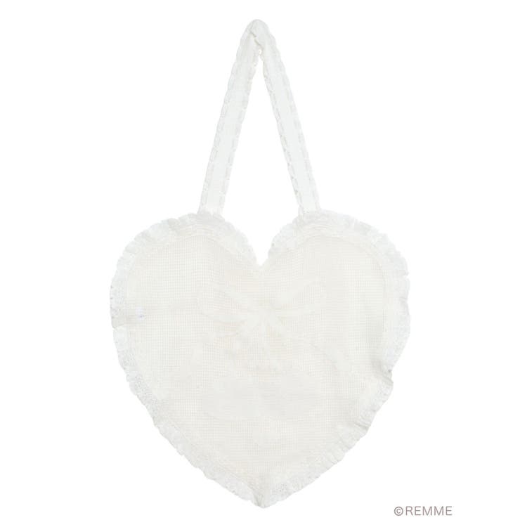Cherry heart knit tote | merry jenny | 詳細画像13 