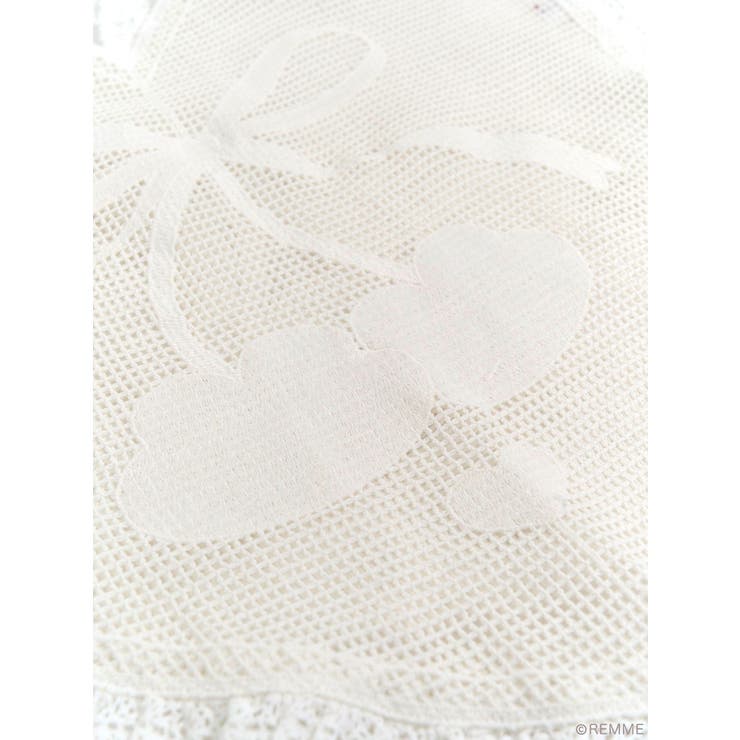 Cherry heart knit tote | merry jenny | 詳細画像8 