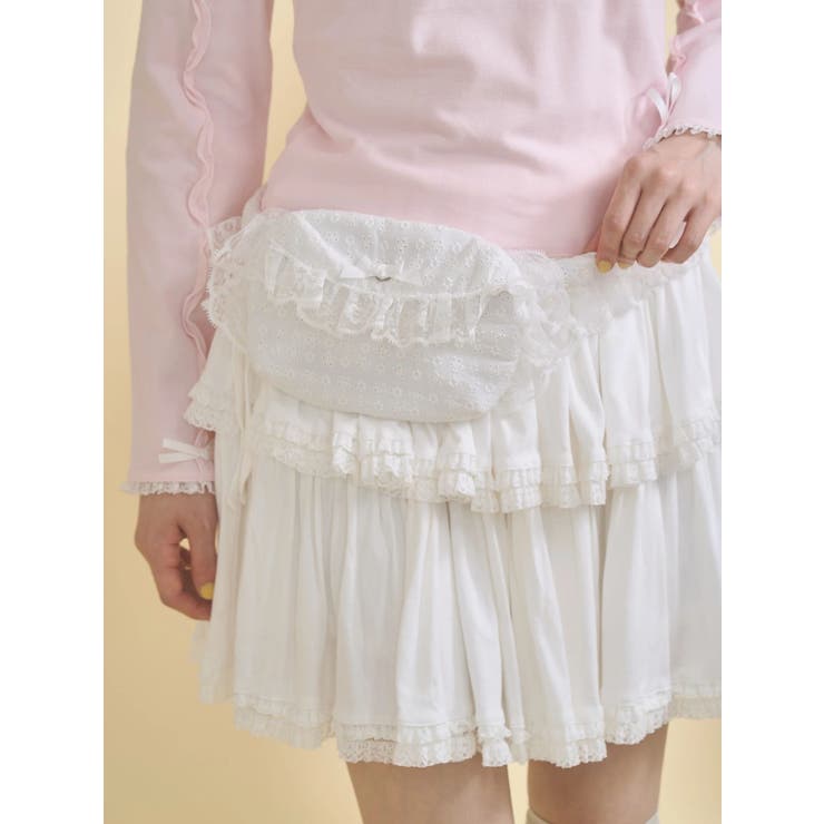cotton lace ウエストポーチ | merry jenny | 詳細画像9 