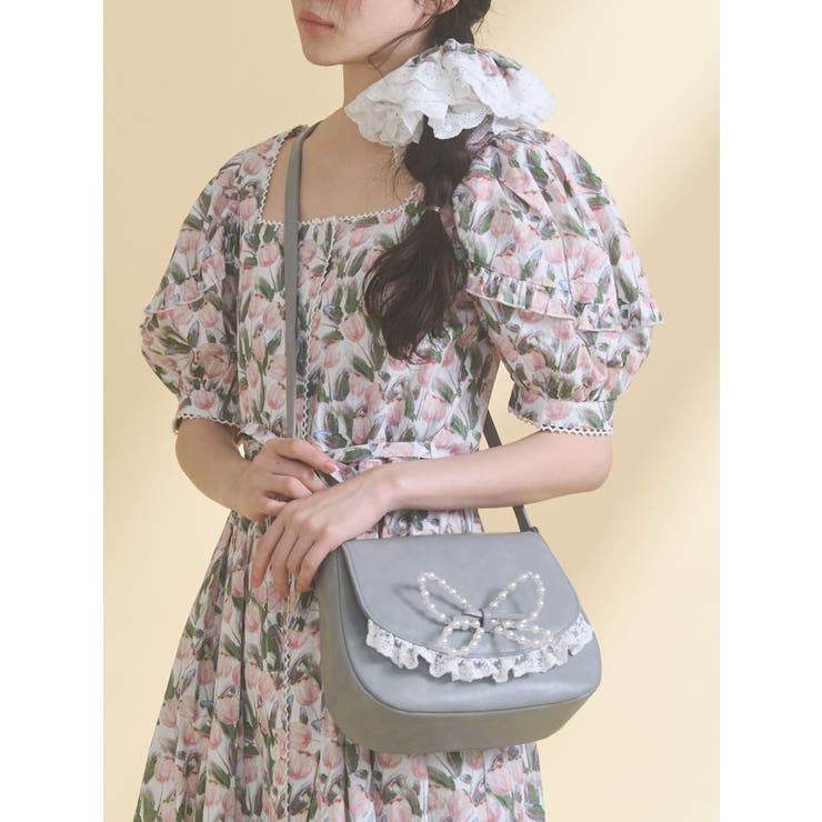 pearl butterfly lace shoulder bag | merry jenny | 詳細画像1 