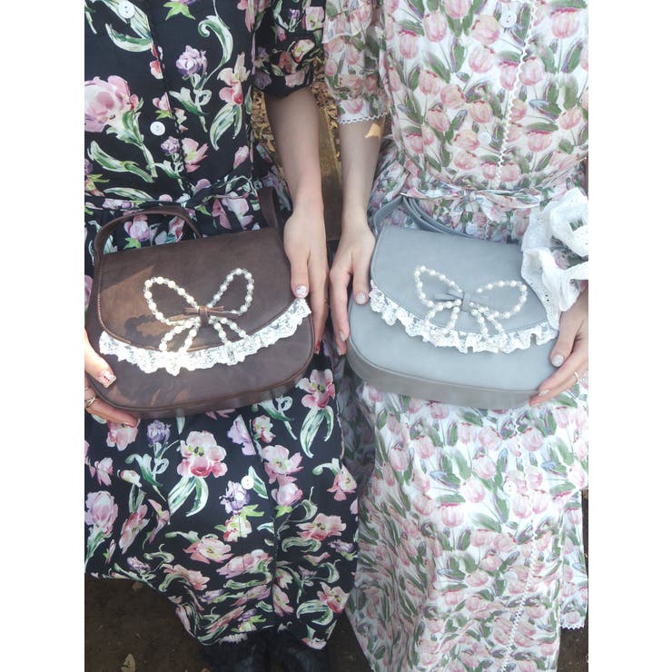 pearl butterfly lace shoulder bag | merry jenny | 詳細画像2 