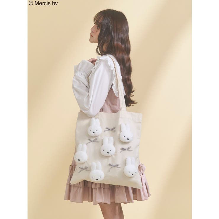 リボンもこもこmiffyトート | merry jenny | 詳細画像5 