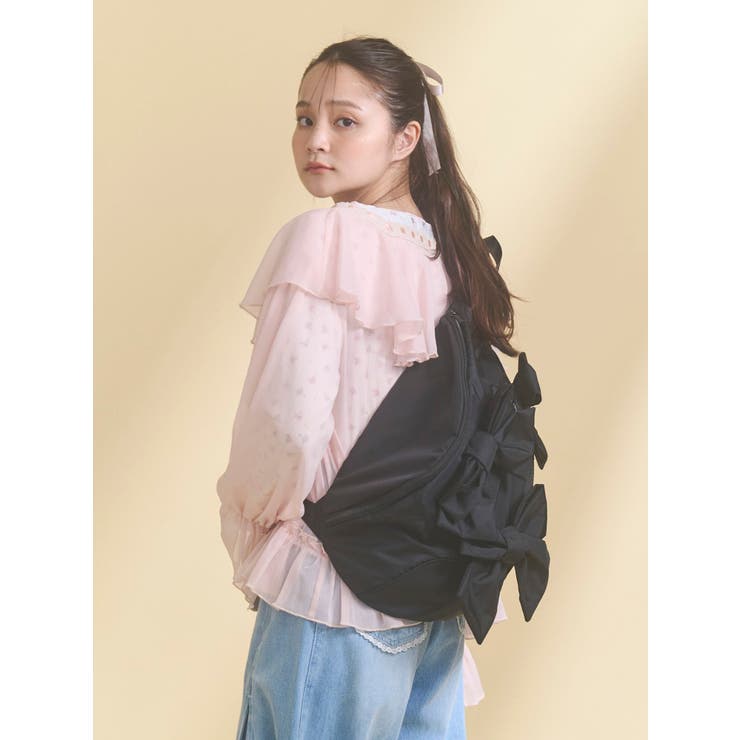 ribbonワンショルダーバッグ | merry jenny | 詳細画像10 