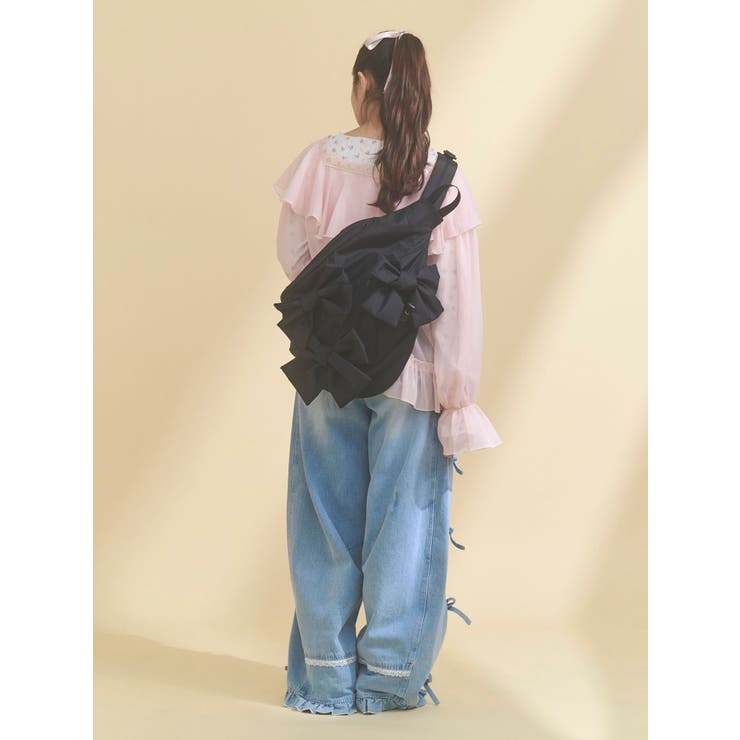 ribbonワンショルダーバッグ | merry jenny | 詳細画像12 