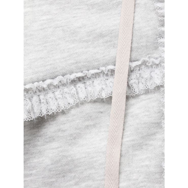 frill lace puff hoodie | merry jenny | 詳細画像18 