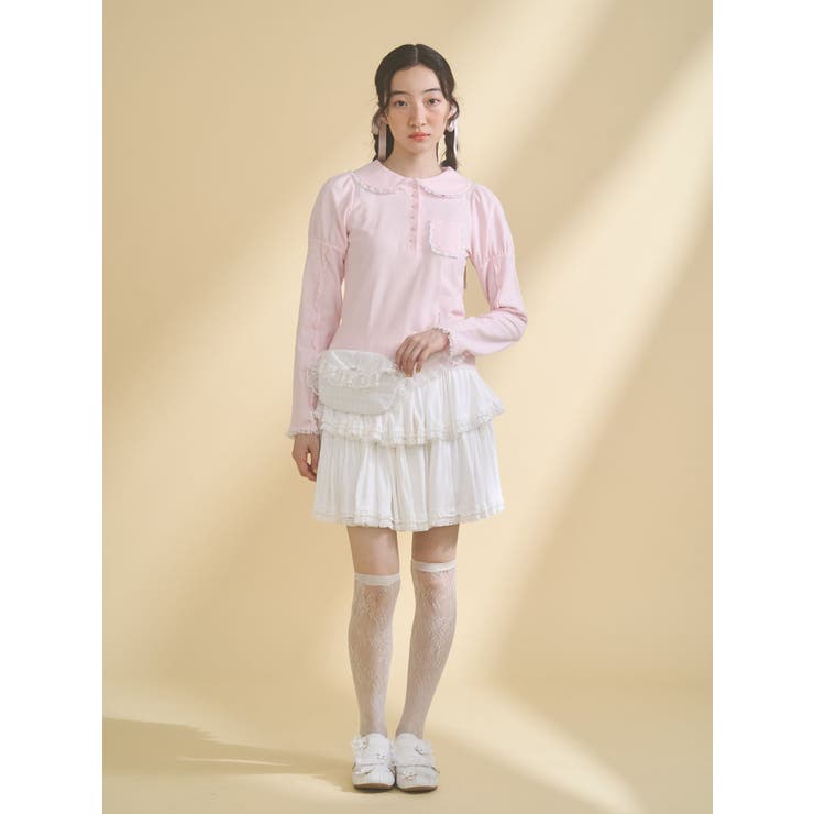 frilly polo tops | merry jenny | 詳細画像15 