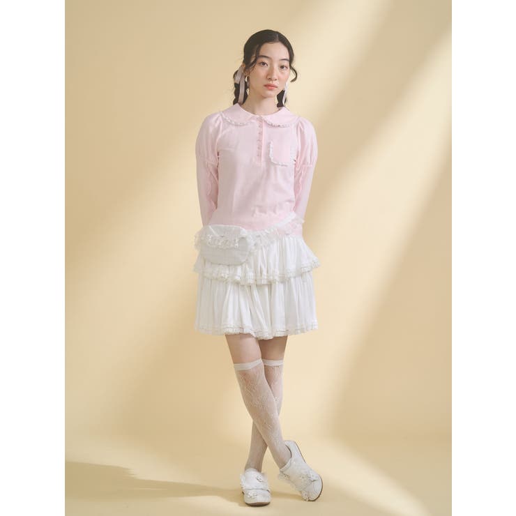frilly polo tops | merry jenny | 詳細画像16 