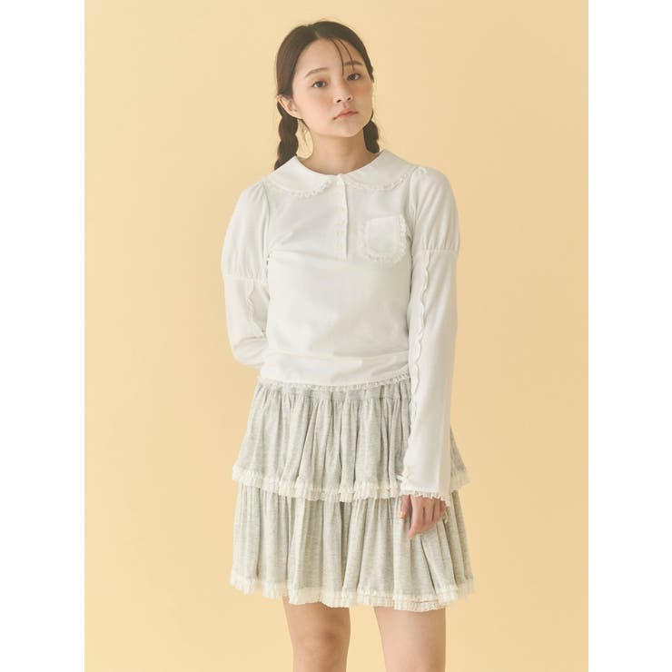frilly polo tops | merry jenny | 詳細画像25 