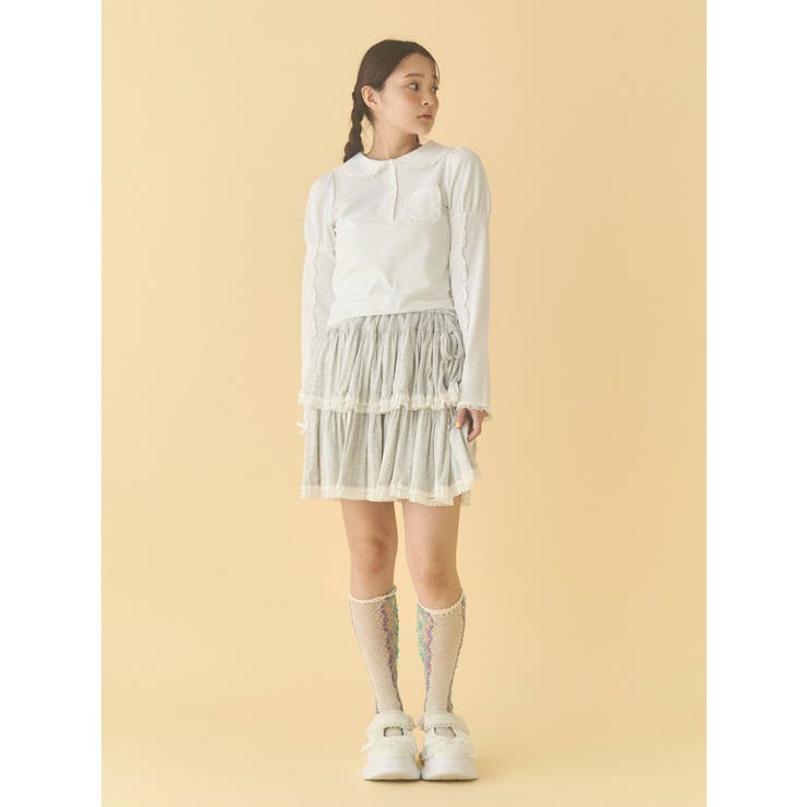frilly polo tops | merry jenny | 詳細画像27 