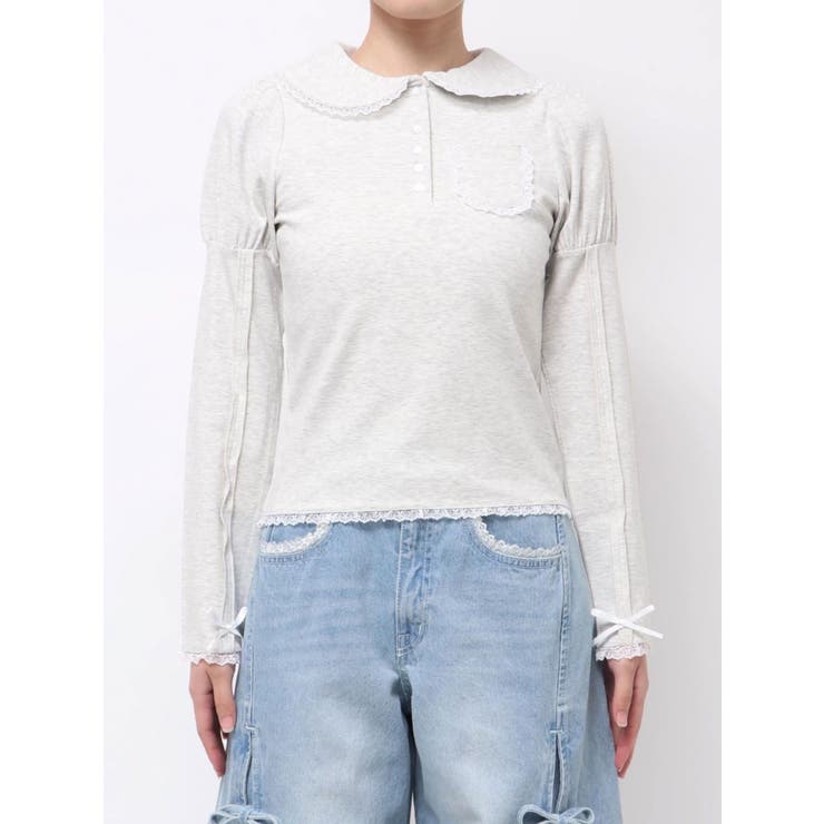 frilly polo tops | merry jenny | 詳細画像28 