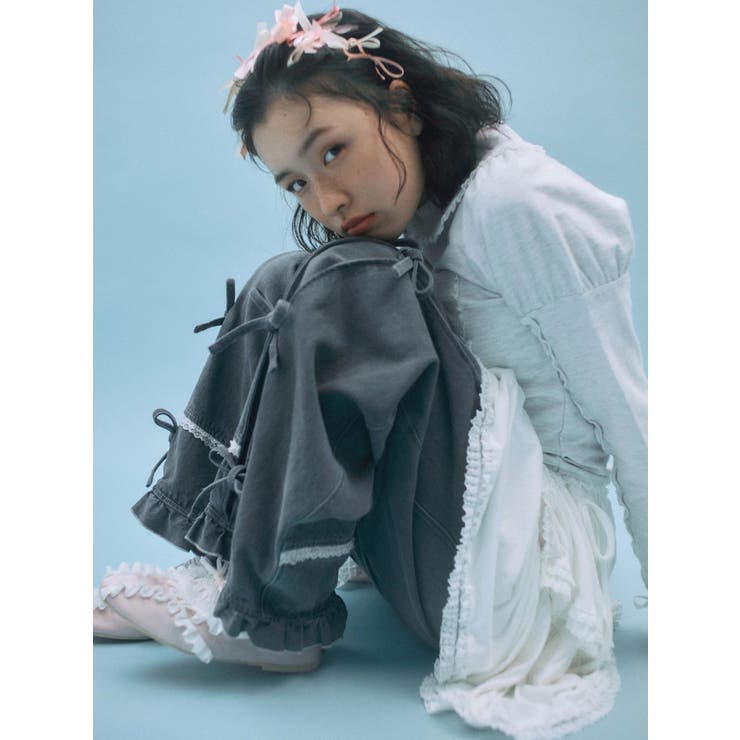 frilly polo tops | merry jenny | 詳細画像3 