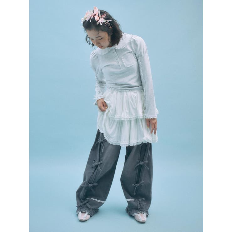 frilly polo tops | merry jenny | 詳細画像4 