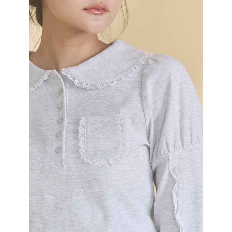 frilly polo tops | merry jenny | 詳細画像8 