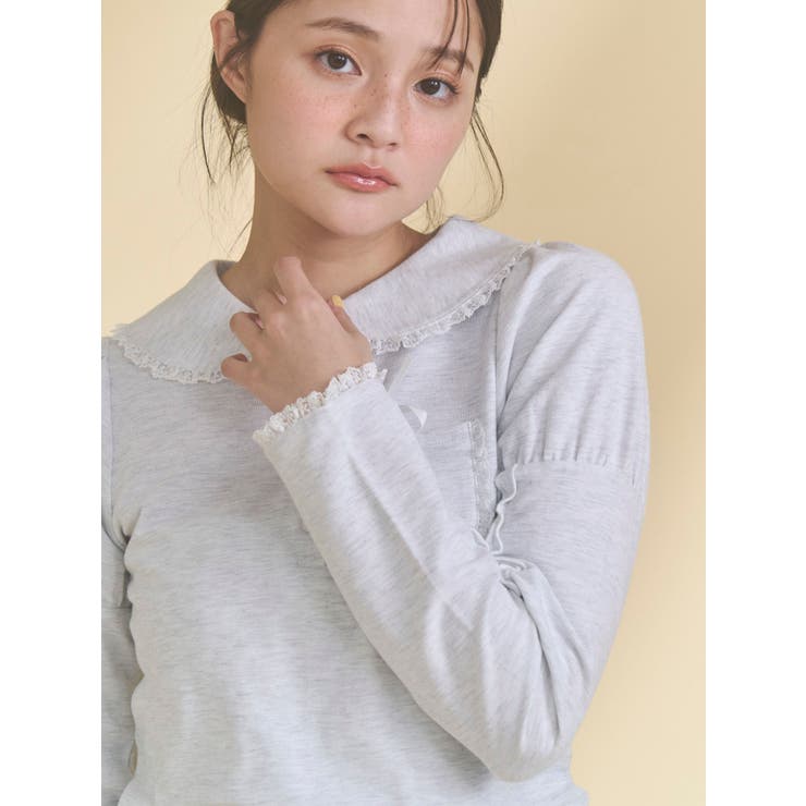 frilly polo tops | merry jenny | 詳細画像9 