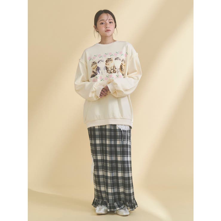 blooming catスウェット | merry jenny | 詳細画像11 