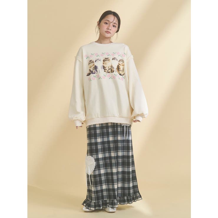 blooming catスウェット | merry jenny | 詳細画像12 