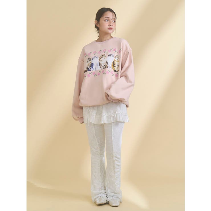 blooming catスウェット | merry jenny | 詳細画像16 