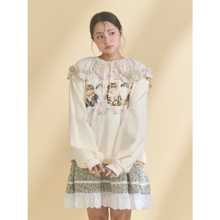 blooming catスウェット | merry jenny | 詳細画像20 