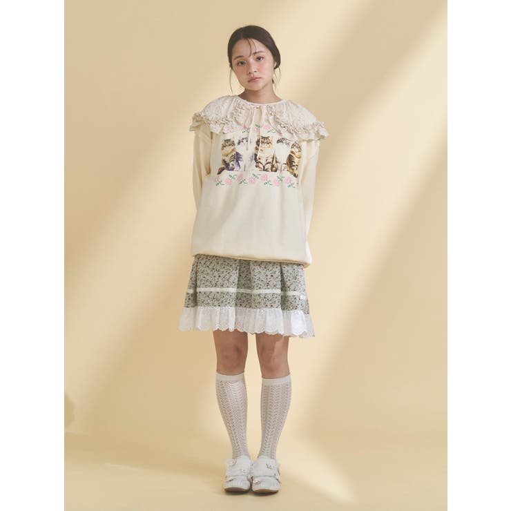 blooming catスウェット | merry jenny | 詳細画像23 