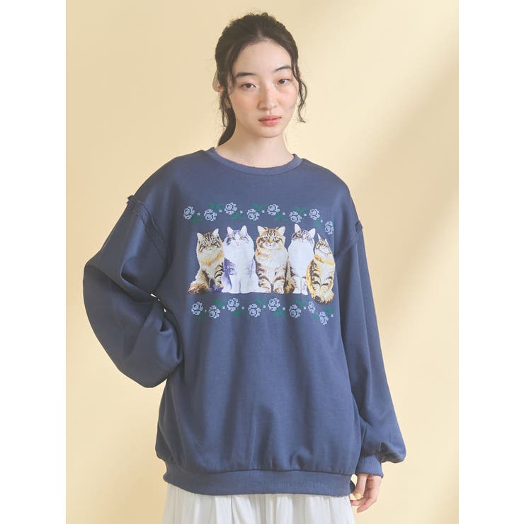 blooming catスウェット | merry jenny | 詳細画像26 