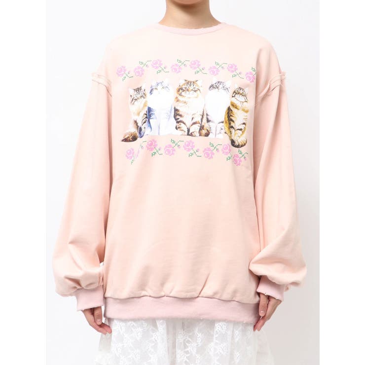 blooming catスウェット | merry jenny | 詳細画像29 