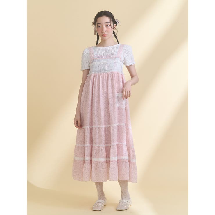 petit flower sheer switchワンピース | merry jenny | 詳細画像10 