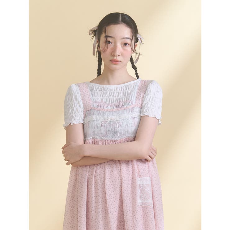 petit flower sheer switchワンピース | merry jenny | 詳細画像12 