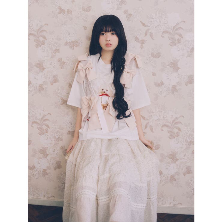 petit flower sheer switchワンピース | merry jenny | 詳細画像3 