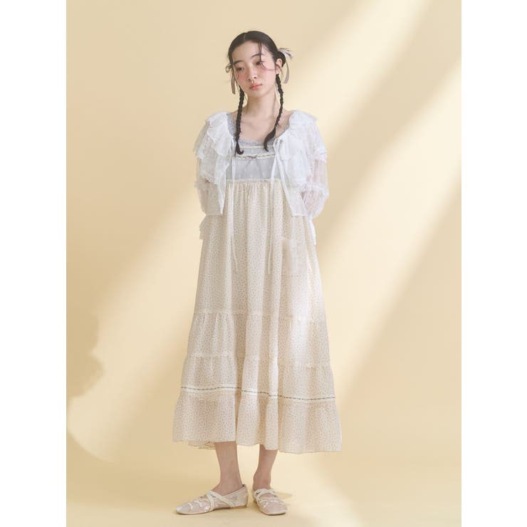 petit flower sheer switchワンピース | merry jenny | 詳細画像5 
