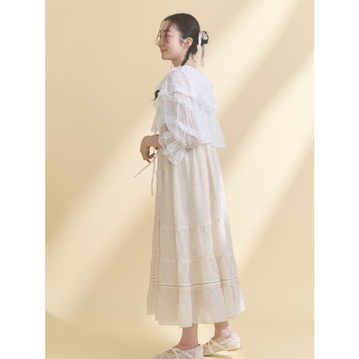 petit flower sheer switchワンピース | merry jenny | 詳細画像6 
