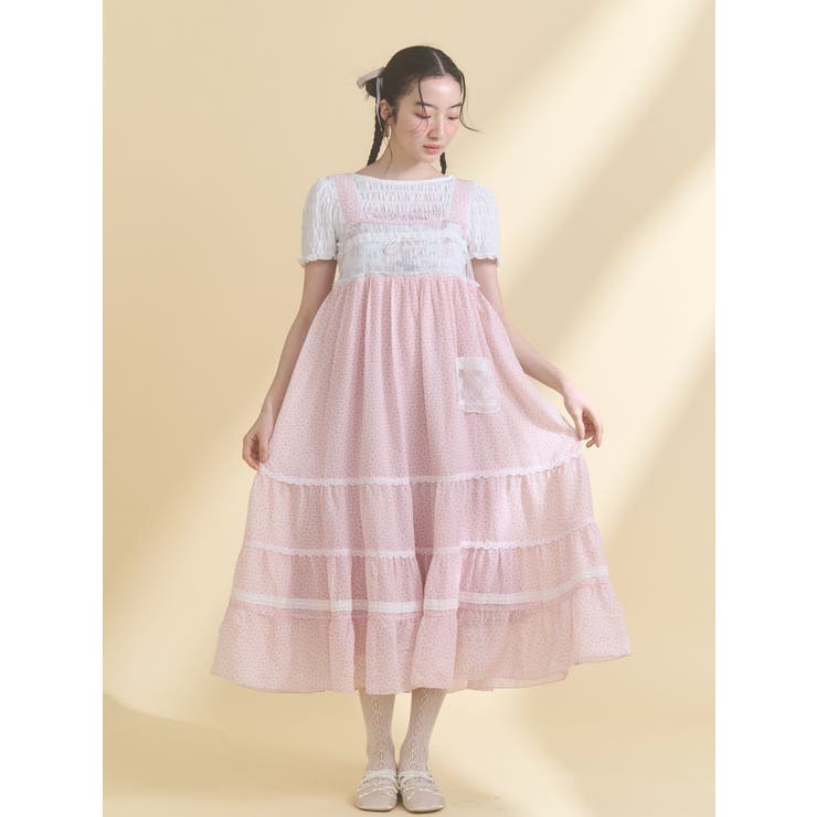 petit flower sheer switchワンピース | merry jenny | 詳細画像9 