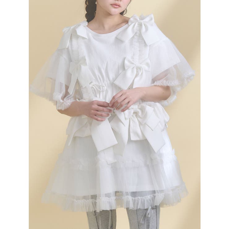 Tulle ribbon harness | merry jenny | 詳細画像1 