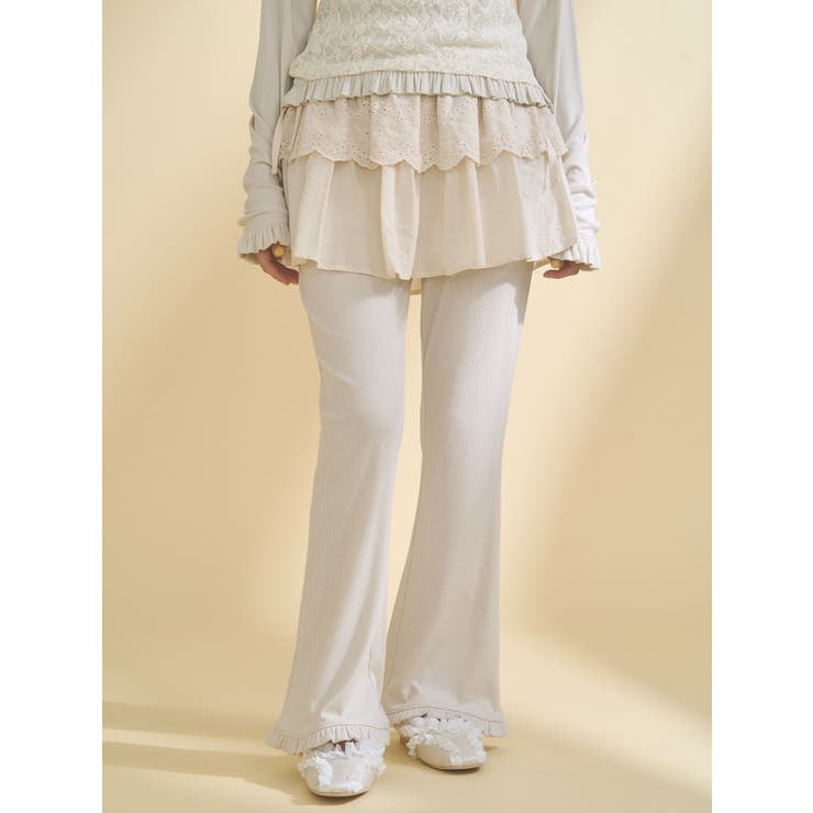 lace skirt flare pants | merry jenny | 詳細画像14 