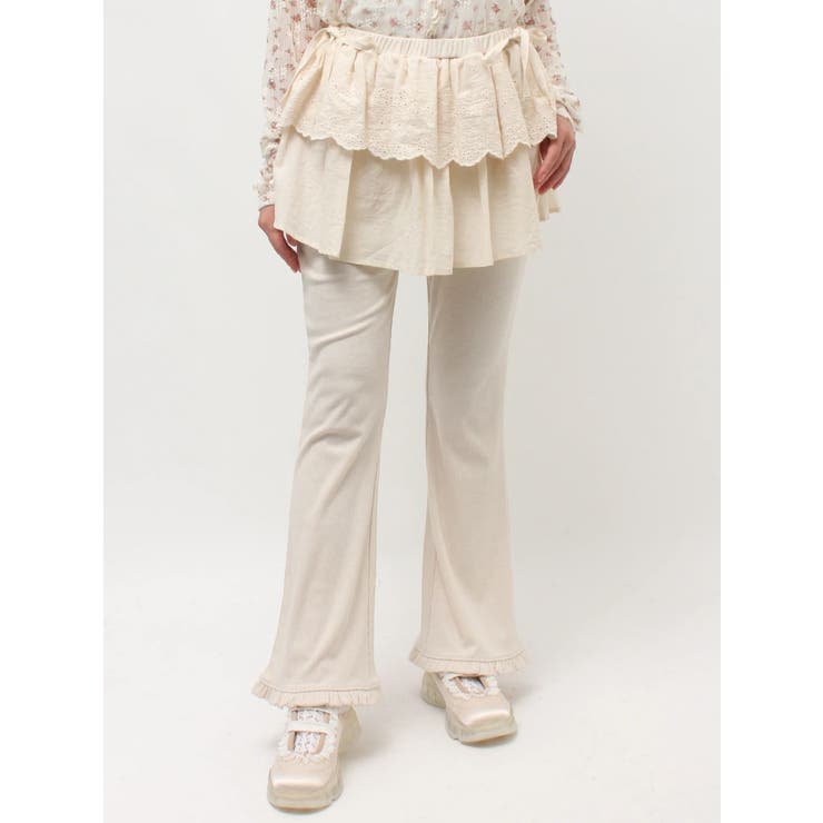 lace skirt flare pants | merry jenny | 詳細画像35 