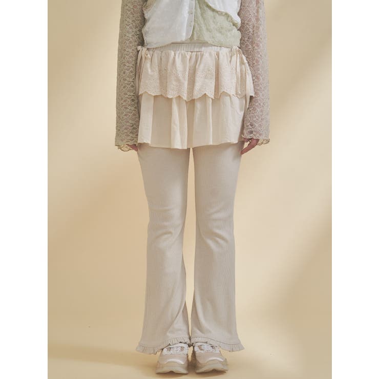 lace skirt flare pants | merry jenny | 詳細画像5 