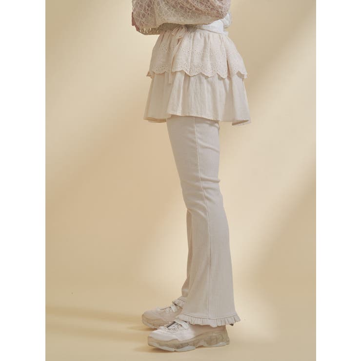 lace skirt flare pants | merry jenny | 詳細画像7 