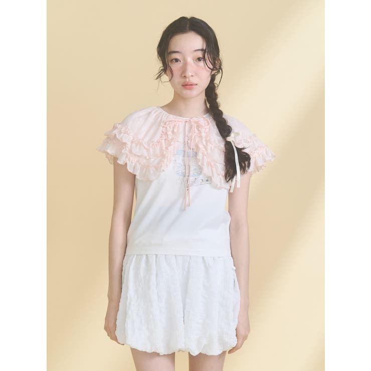 sheer frill 2wayつけ襟 | merry jenny | 詳細画像12 