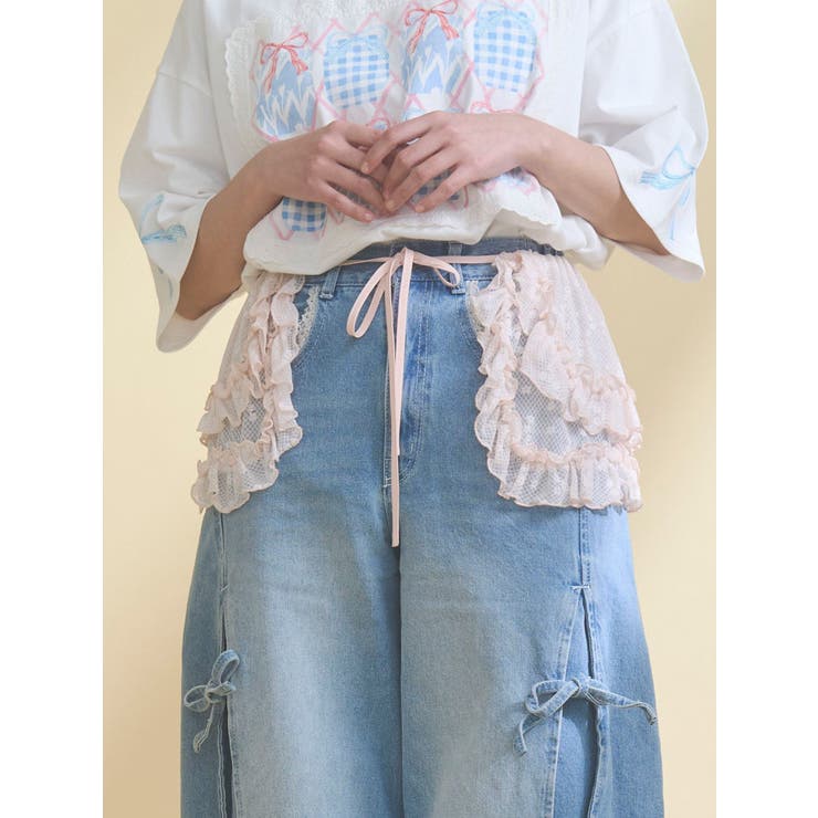sheer frill 2wayつけ襟 | merry jenny | 詳細画像13 