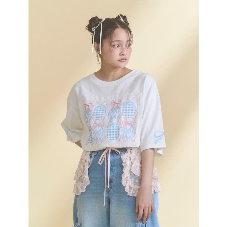 sheer frill 2wayつけ襟 | merry jenny | 詳細画像14 