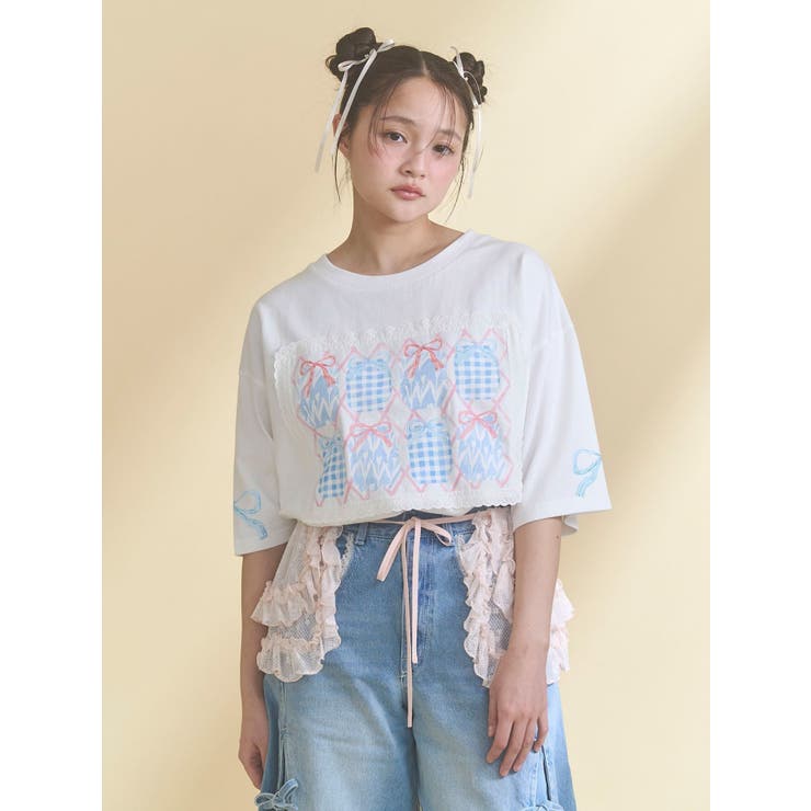 sheer frill 2wayつけ襟 | merry jenny | 詳細画像15 
