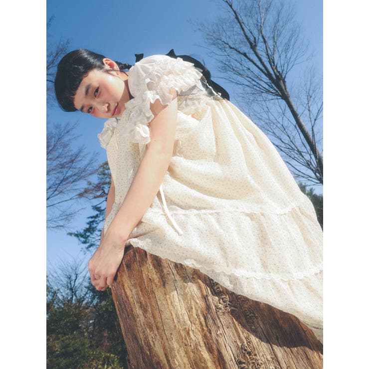 sheer frill 2wayつけ襟 | merry jenny | 詳細画像17 