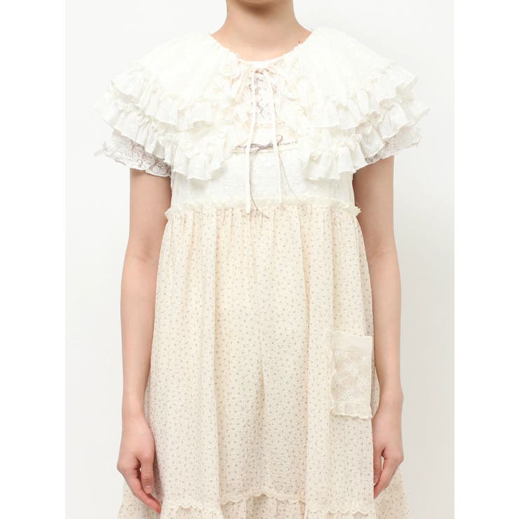 sheer frill 2wayつけ襟 | merry jenny | 詳細画像19 
