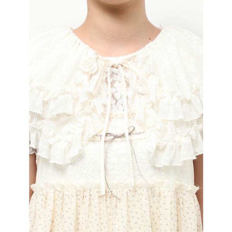 sheer frill 2wayつけ襟 | merry jenny | 詳細画像22 