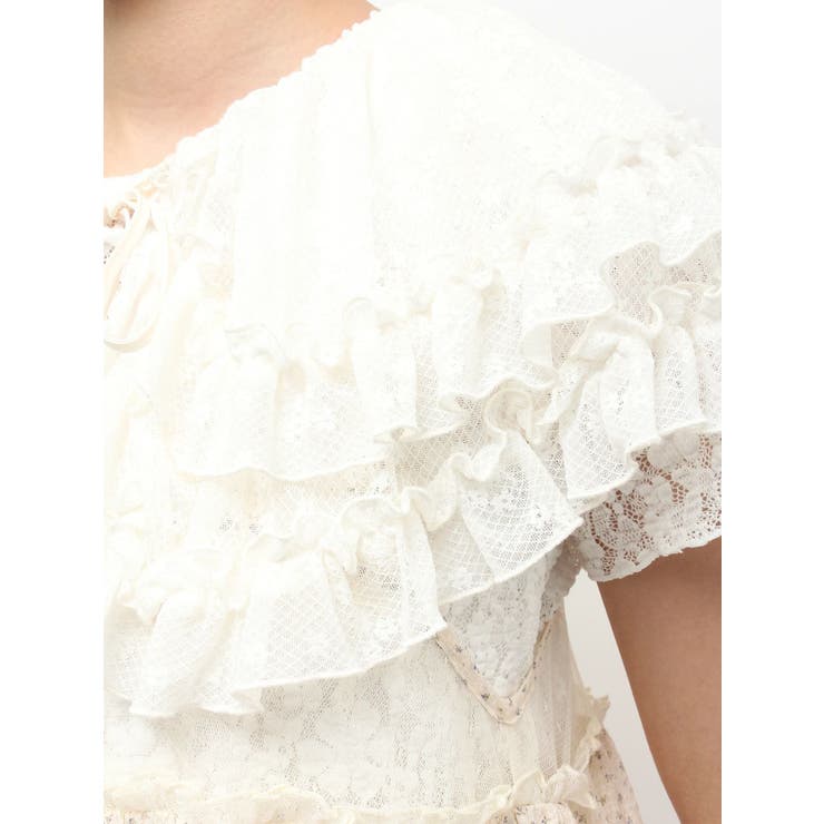 sheer frill 2wayつけ襟 | merry jenny | 詳細画像24 