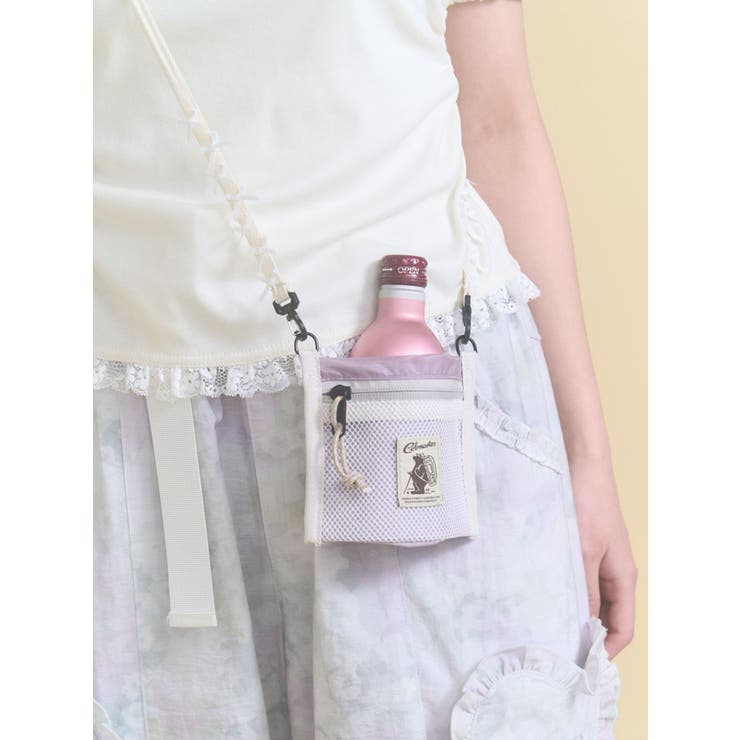 ラベンダー | ribbon can wallet | merry jenny
