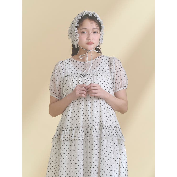 petit flowerフロッキーヘッドドレス | merry jenny | 詳細画像7 