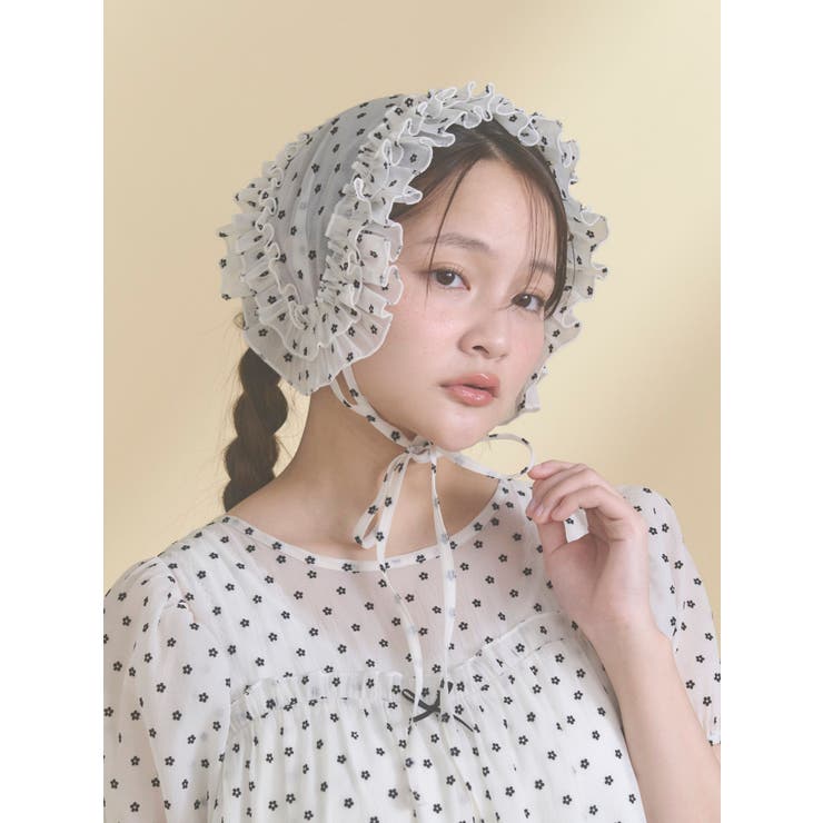 オフホワイト | petit flowerフロッキーヘッドドレス | merry jenny